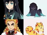 鬼灭之刃：全员狗狗化，最美祢豆子一言难尽成垫底