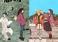 推特画师笔下的祢豆子你们见过吗？网友吐槽：有种超模的感觉