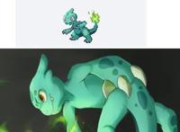 当神奇宝贝学会了融合进化，妙蛙种子和火恐龙融合后有点帅！