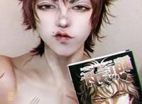 范马刃牙神cos引热议完美还原半圆画风粉丝高呼：就是本人