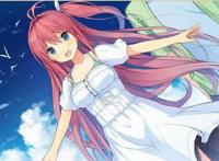 二次元动漫里超可爱粉发萌萌哒女孩