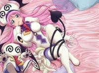 二次元动漫里超可爱粉发萌萌哒女孩