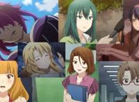 4月新番《在世界尽头咏唱恋曲的少女YU-NO》开播1集出现7位美女