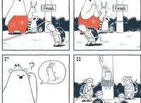 毁童年漫画：小羊脱下羊毛大衣晒太阳，忍者神龟绑架兔子！