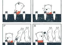 毁童年漫画：小羊脱下羊毛大衣晒太阳，忍者神龟绑架兔子！