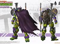 高达风满满，正版授权机甲可动合金忍者龟