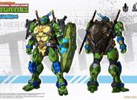 高达风满满，正版授权机甲可动合金忍者龟