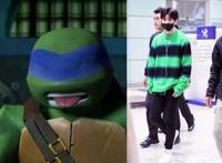 蔡徐坤真大胆，挑战“原谅色”毛衣，网友：忍者神龟？