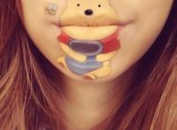 唇上的动漫人物：跳跳虎神还原，忍者神龟却被毁的面目全非！