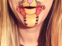 唇上的动漫人物：跳跳虎神还原，忍者神龟却被毁的面目全非！