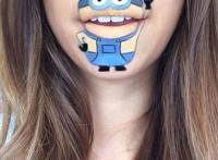 唇上的动漫人物：跳跳虎神还原，忍者神龟却被毁的面目全非！