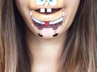 唇上的动漫人物：跳跳虎神还原，忍者神龟却被毁的面目全非！