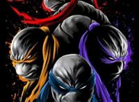 绘画风格多样的动漫角色-忍者神龟