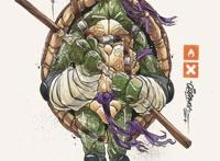 动漫人物《忍者神龟》：画风独特的造型欣赏