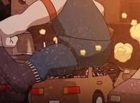 十月最奇葩的动漫，只有三分钟，人物画风诡异可怕，全程无台词