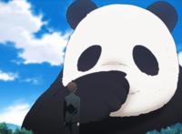 滚滚的魅力无人能及，就算变成巨人国的熊猫，也是那么可爱