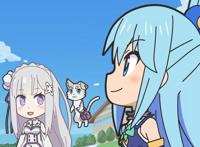 异世界四重奏：蕾姆亲吻姐姐，你是否期待第三季的到来呢？