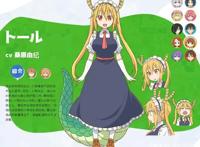 小林家的龙女仆：第二季人物介绍，新人物比例太夸张了