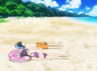 悠哉日常大王剧场版里的这位妹子真可爱，还是黑皮