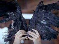 斗破苍穹，动漫版真人版大对比，玄阶中级紫云翼其实就是鸡翅膀？