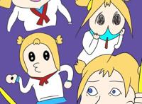 “pop子和pipi美的日常”小剧场的插画&恶搞特辑