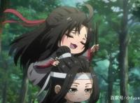 《魔道祖师Q》最新期的争宠，是夷陵街上相遇名场面，阿宛喊阿娘了