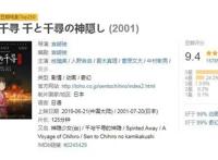 日本动漫《千与千寻》，为何能在豆瓣动画片榜首持续霸屏？