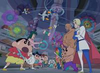 用蜡笔拯救世界！《蜡笔小新：激战！涂鸦王国和约四位勇士》