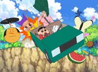 用蜡笔拯救世界！《蜡笔小新：激战！涂鸦王国和约四位勇士》