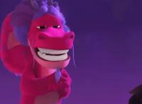 不用七颗龙珠也能许愿的神龙来了，粉粉的中国龙，好可爱呀！