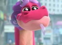 不用七颗龙珠也能许愿的神龙来了，粉粉的中国龙，好可爱呀！