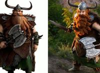 驯龙高手COS：小嗝嗝英俊帅气，亚丝翠COS作品超越原作