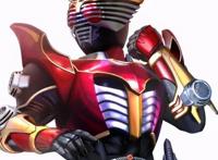 四个假面骑士的终极形态，全都是红色为主的