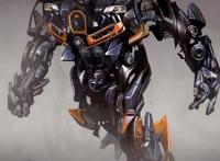 变形金刚动漫人物：《最后的骑士》概念设定中的魅甲刀客-漂移