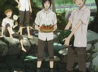 《夏目友人帐》和朋友们在一起，河中玩水很凉快，男装多轨好帅气