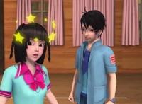 叶罗丽小剧场：下雨天舒言王默共用一把伞，陈思思看到后生气跑开