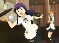 动漫中的那些“冒失娘”，第一位表示：不摔个盘子，浑身不舒服！