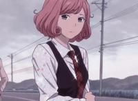 《野良神》惠比寿小福，贫乏神，可爱的粉红短发女生，动漫头像