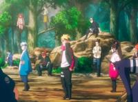 博人传的新OP炸裂，向日葵被神秘人绑架，新十二忍集体救援