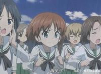 曾经对手今日战友少女与战车凯伊喀秋莎联手帮西住美穗守护学园