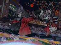 《天官赐福》花城今天过生日，灰灰的贺图好帅，鬼王花好像优化了