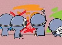 血型拟人漫画：AB型血一直憧憬梦幻恋爱，却生怕别人靠近