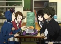 冰菓：千反田和福部沉迷校园文化祭，可怜折木奉太郎一个人卖社刊