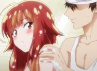 《搓澡工！我和那家伙在女澡堂》月岛技术过关，被要求加班