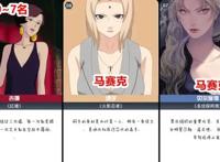 网友评选出的TOP前15位的动漫“御姐”角色，日向雏田排在第11名