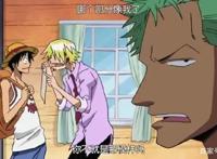 海贼王动漫：吐槽之神索隆完胜的3次斗嘴，让山治恼羞成怒！