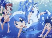 蓝色简约系，萌萌乌贼娘，一场侵略大战即将上演