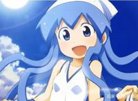 蓝色简约系，萌萌乌贼娘，一场侵略大战即将上演