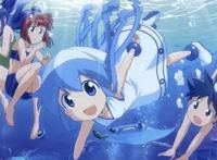 侵略乌贼娘壁纸萌图片，壁纸类别：动漫，分辨率：1600x900