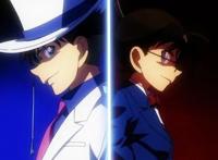 当魔术快斗开始连载的时候，在怪盗基德的世界里，柯南还会登场吗